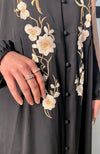 Black Front-open Abaya in Pakistan